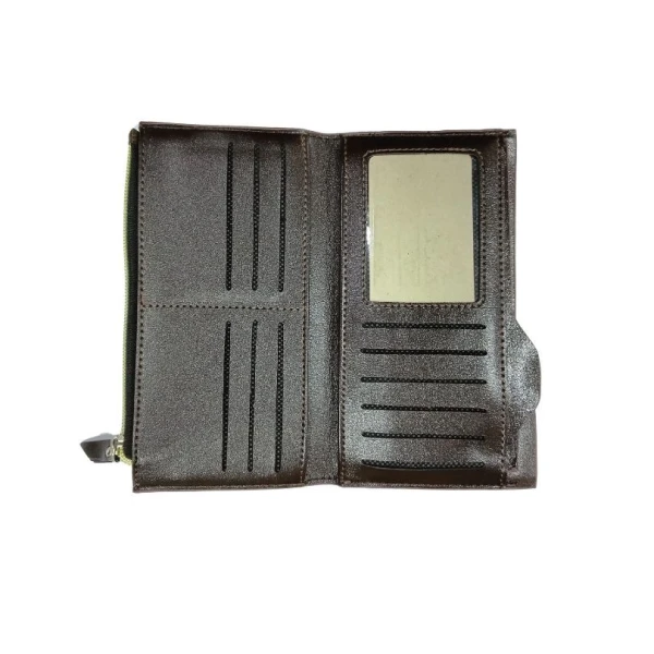 BOGESI Multipurpose Long Wallet For Men Coffee