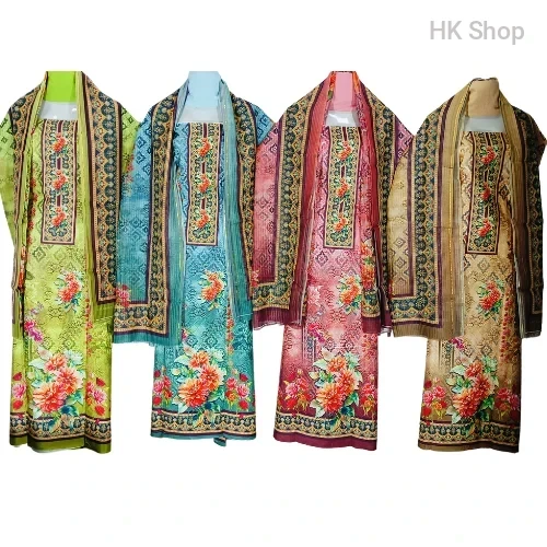 Cotton Floral Embroidered Salwar Kameez Set – এখনই স্টাইলিশ লুক পেতে চান? Try this!