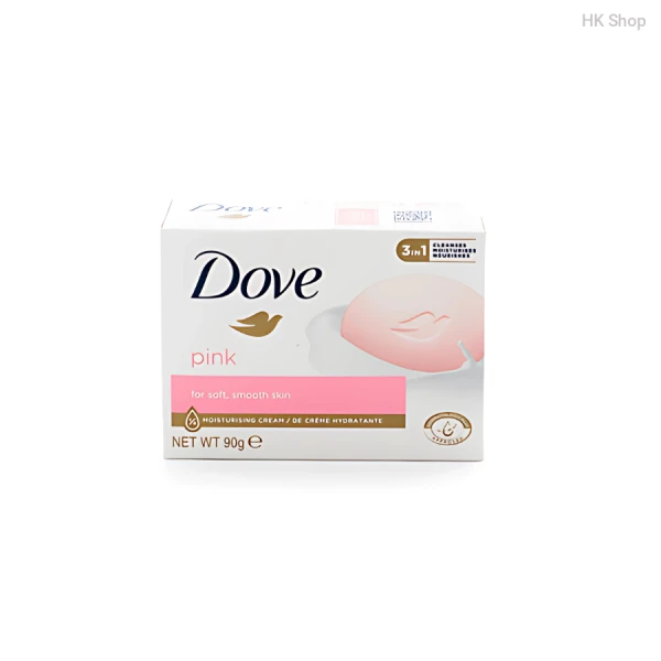 Dove Pink Beauty Cream Bar Soap 90g – Moisturizing Bar for Soft, Smooth & Nourished Skin