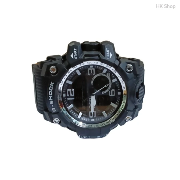 G Shock Men's Dual Time Sports Watch – Shockproof, Waterproof, LED Light