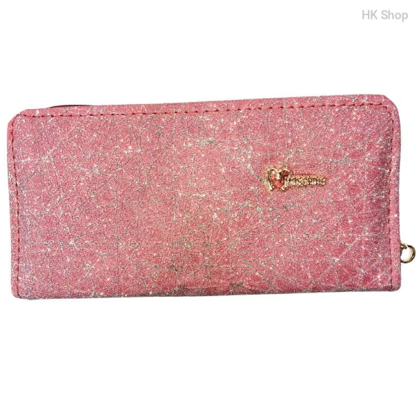 Glittery Women's Long Zipper Wallet – Stylish and Functional