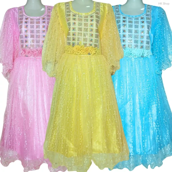 Lace Party Dress for Girls (Ages 9-12) – Size 40 & 42