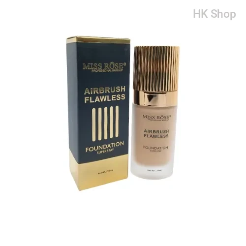✨ Miss Rose Airbrush Flawless Foundation - 30ml | Full Coverage, Long-Lasting & Hydrating Formula for All-Day Radiance ✨