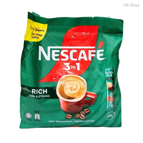 Nescafé 3 in 1 Rich Premix Coffee (450g - 25 Sticks)