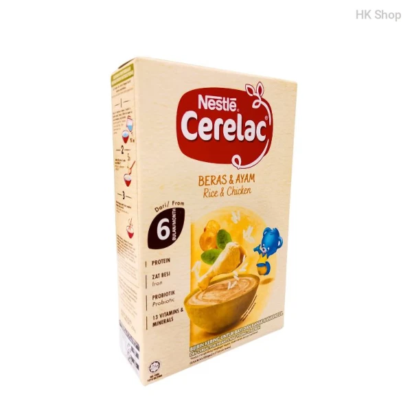 Nestle CERELAC Rice & Chicken Cereal for Babies (6+ Months)