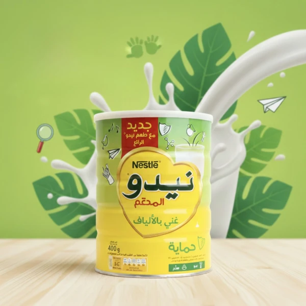 Nestlé NIDO Fortified Full Cream Milk Powder with Fiber – Nutritious Milk for Kids and Adults, 400g | নেস্টলে নিডো ফোর্টিফায়েড ফুল ক্রীম মিল্ক পাউডার