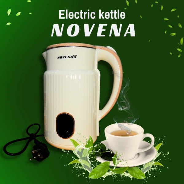 Novena NK62 2L Electric Kettle: Safe, Stylish, and Fast | Modern Novena Electric Kettle (NK62 2L): Perfect for Every Kitchen