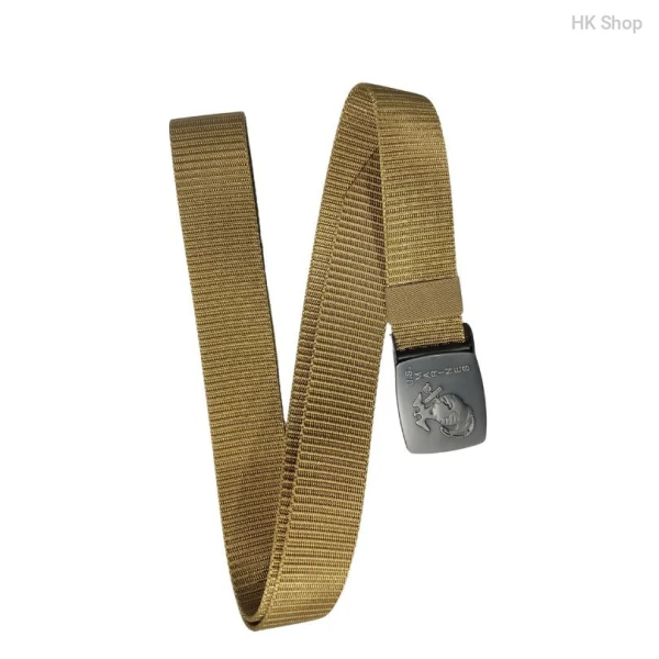 Nylon Belts US Marines Buckle Khaki Color