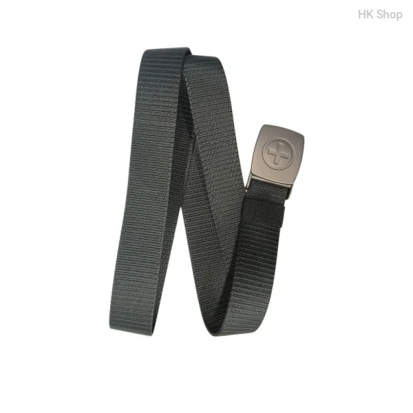Nylon Belts With Plus Designed Buckle Head Black
