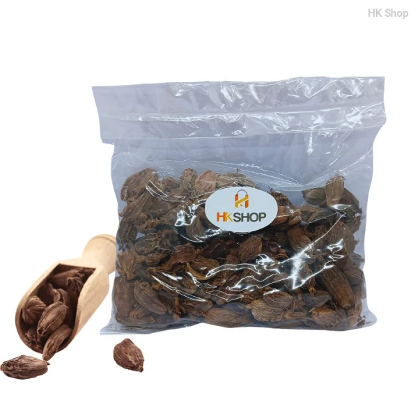 Premium Black Cardamom Pods – Whole, Aromatic, and Naturally Dried(100gm) | প্রিমিয়াম কালো এলাচ