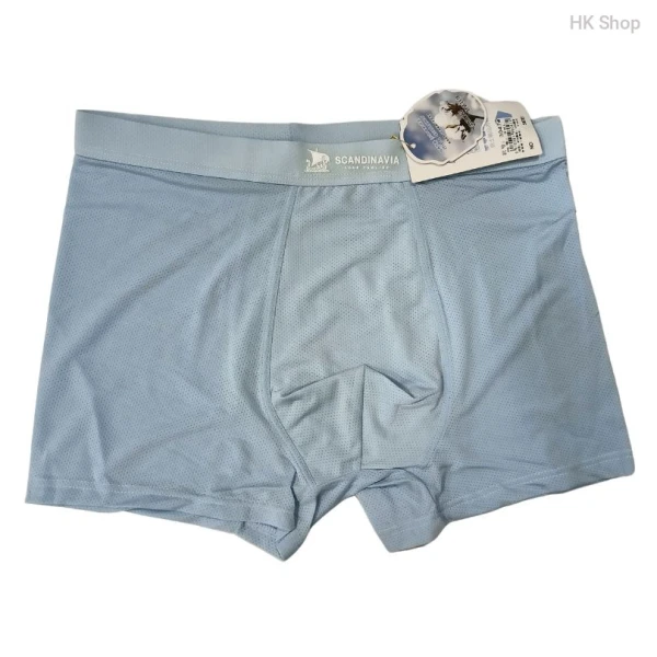 Scandinavia Plus-Size Men's Boxer Underwear (3XL, 4XL, 5XL) - Soft, Lubricous, and Stylish