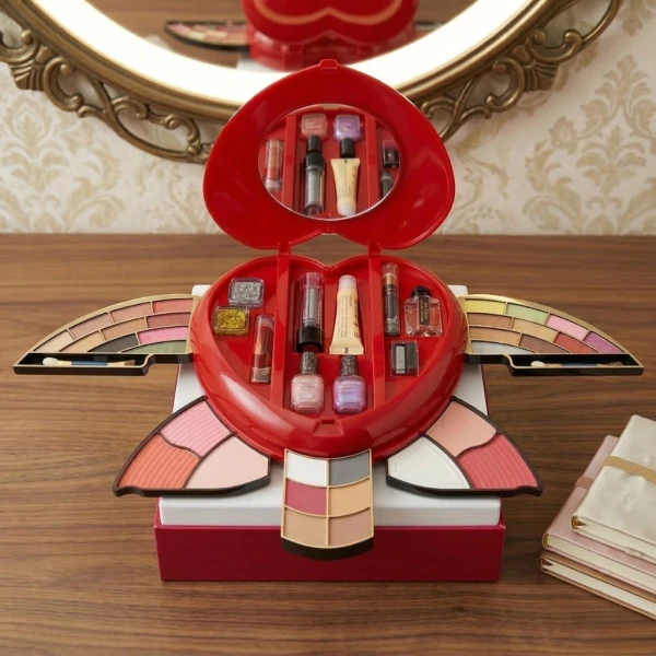 Tailaimei Complete Beauty Care Heart-Shaped Makeup Kit - All-in-One Cosmetics Set | বিউটি কেয়ার হার্ট-শেপ মেকআপ কিট