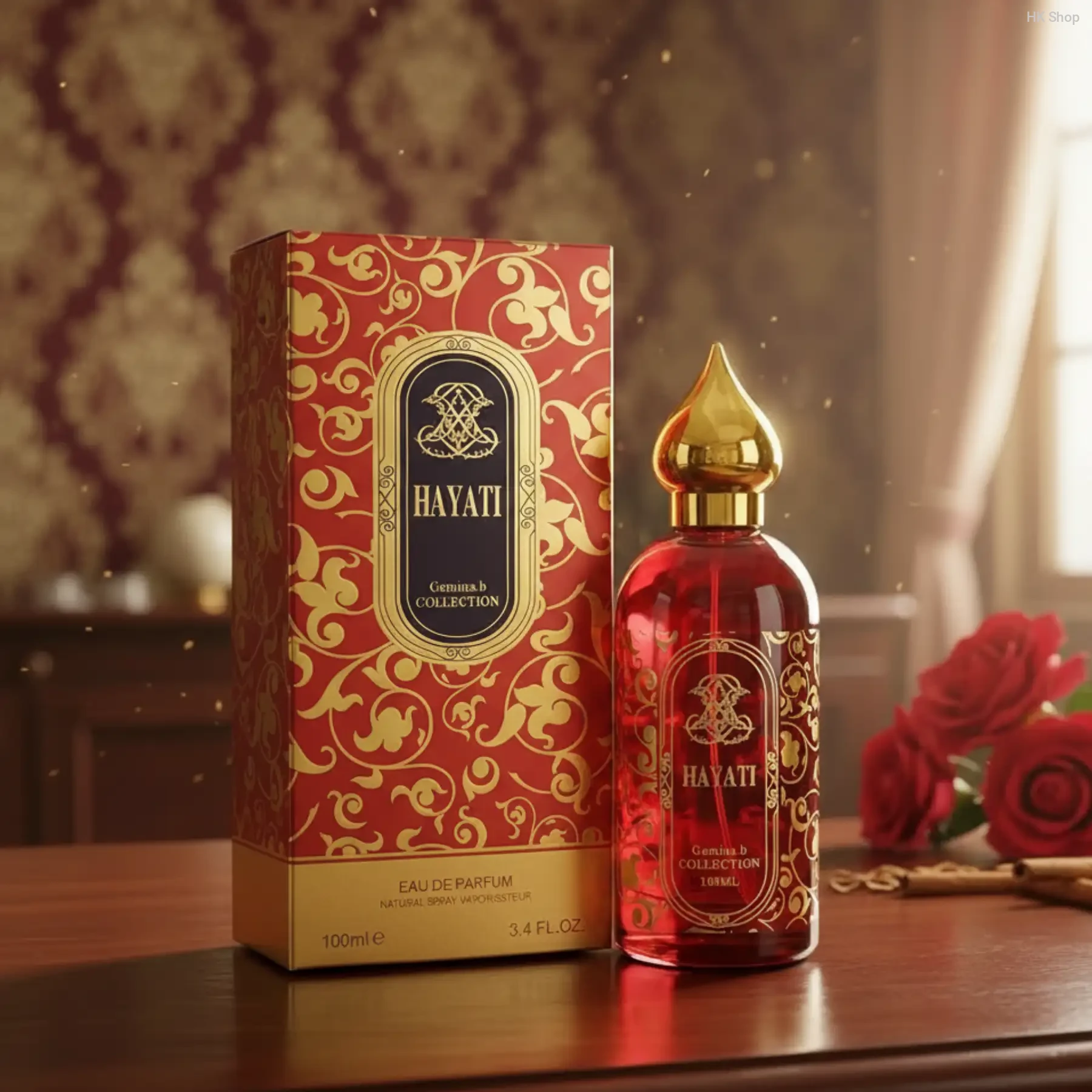 HAYATI Eau de Parfum by Gemina.b Collection – Long Lasting Luxury Perfume – 100ml | Parfum for Men and Women