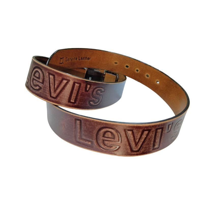 LEVIS Woody Brown Genuine Leather Belt For Men