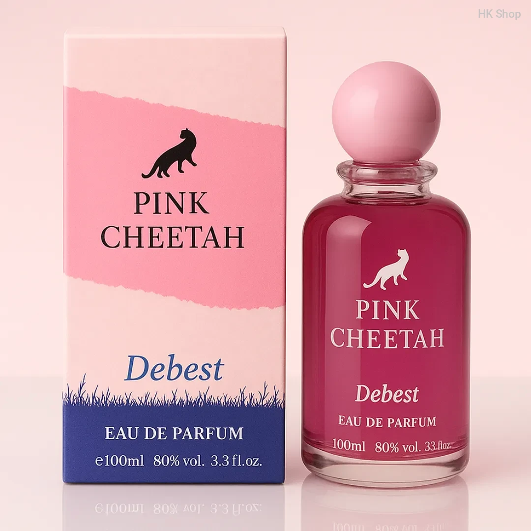 Buy Debest Pink Cheetah Eau de Parfum for Women – 100ml | Long Lasting Floral Perfume | Best Perfume for Daily Use | Made in India