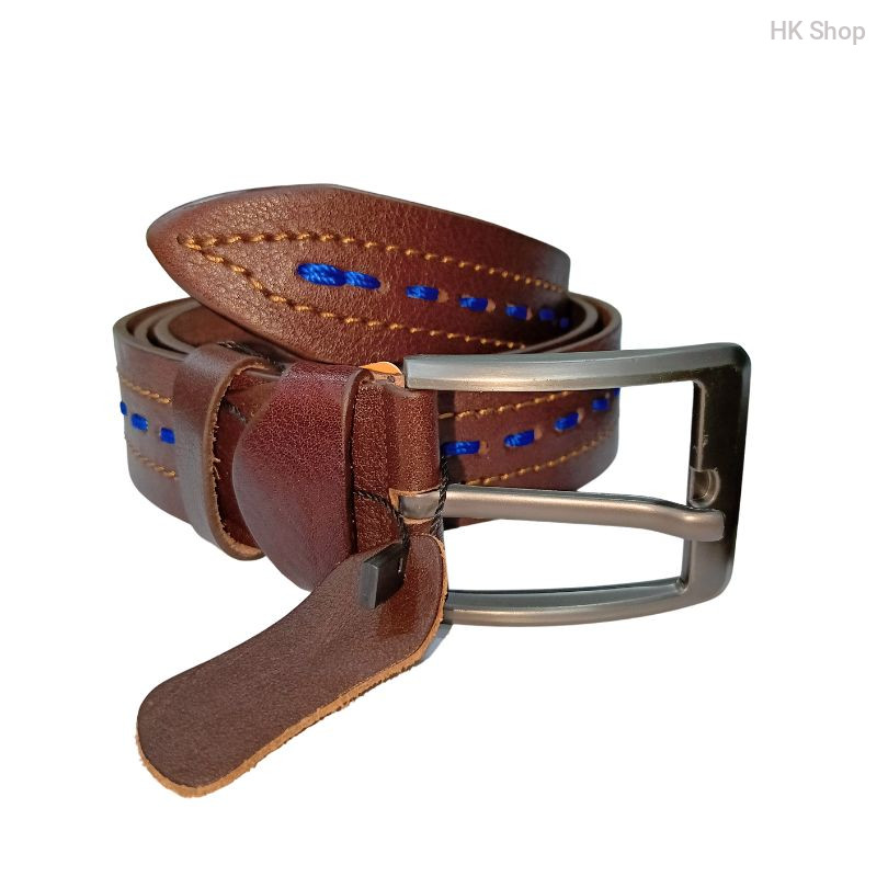 ST Leather Belt For Men Brown