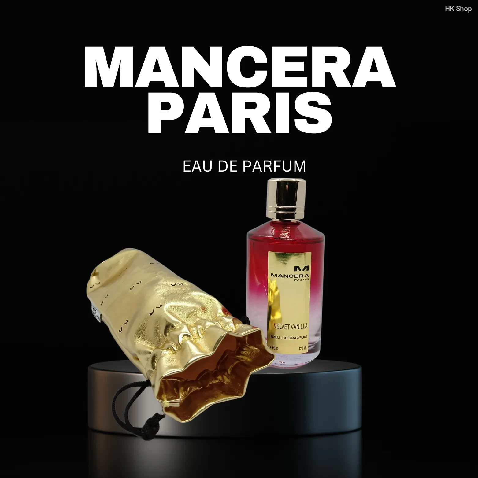 Mancera Velvet Vanilla Eau de Parfum – 120ml Long-Lasting Luxury Perfume with Gold Pouch | Unisex Signature Scent
